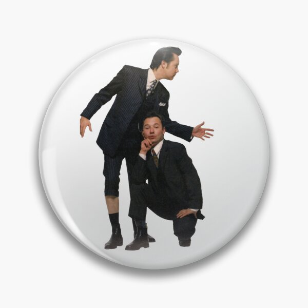 Artikelvorschau, Reeves und Mortimer Aufkleber oder Magnet entworfen und verkauft von HotelCharliet.