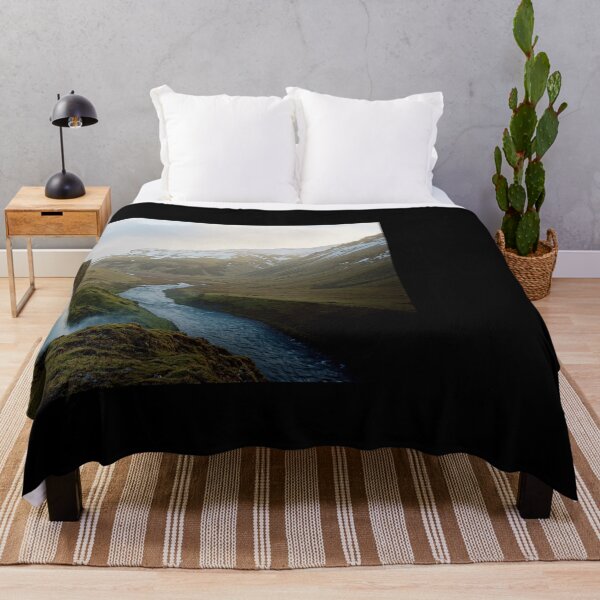 Item preview, Majestic Waterfall in Iceland's Serene Landscape Captured at Sunset designed and sold by regnumsaturni.