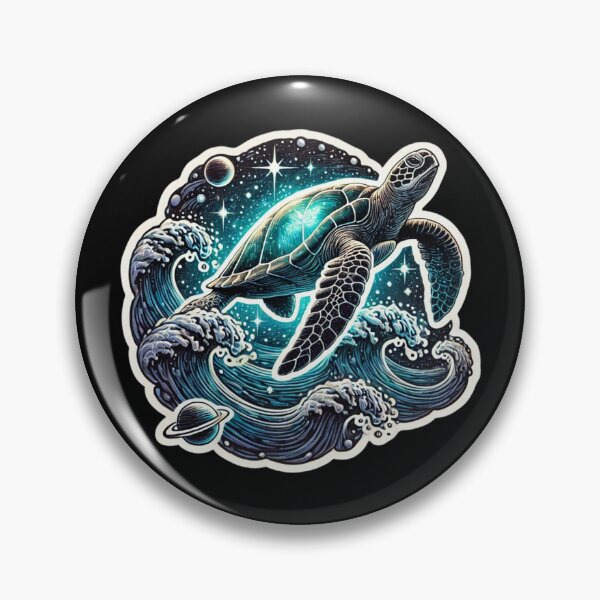 Item preview, Cosmic Sea Turtle designed and sold by PinUpPizzazz.