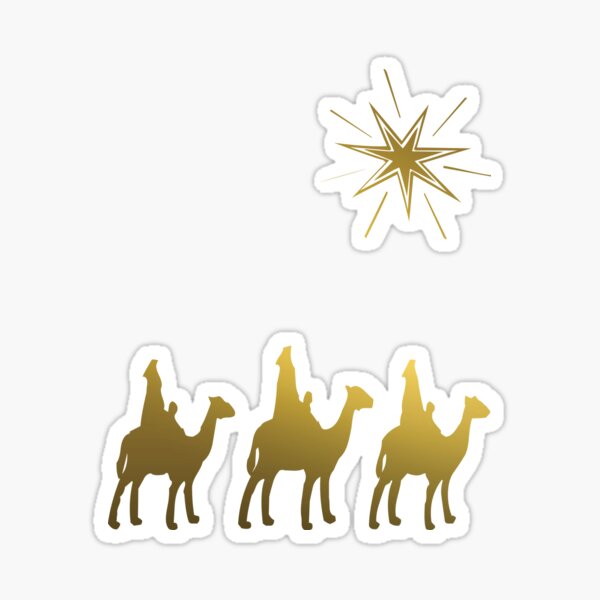 Item preview, Nativity Silhouette – Classic Christmas Scene in Elegant Minimalism designed and sold by SingerNZ.