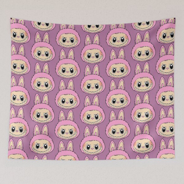 Item preview, labubu whole body and peeker design pink designed and sold by Diyanggostyle.