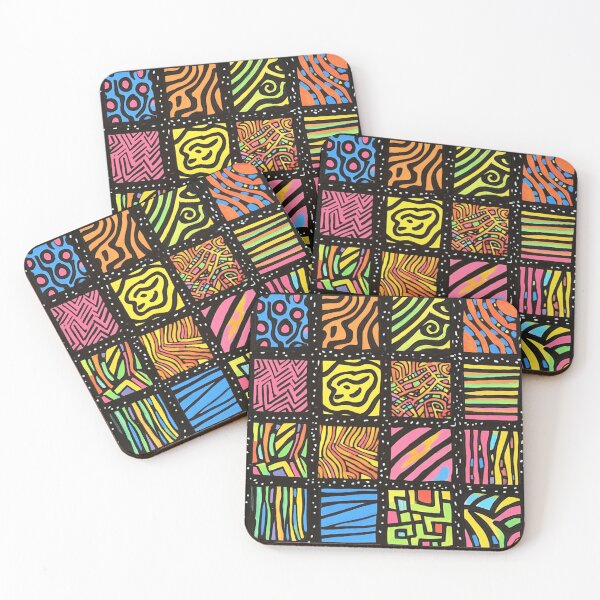 Item preview, Neon Pattern boxes designed and sold by Ellimade.