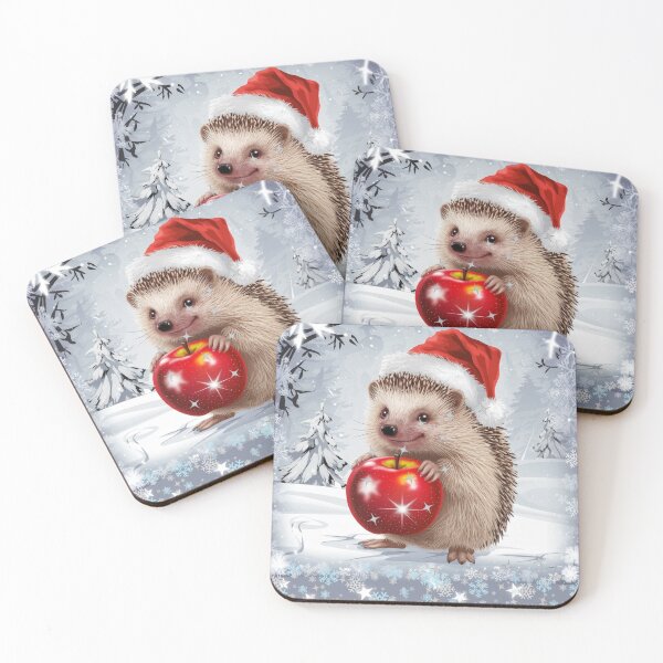Item preview, Cute Christmas Hedgehog, Christmas designed and sold by DZIERANA.