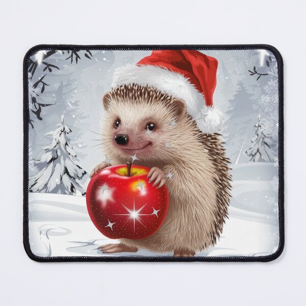 Item preview, Cute Christmas Hedgehog, Christmas designed and sold by DZIERANA.