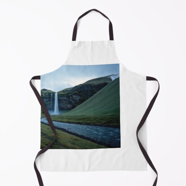 Item preview, Majestic Waterfall in Iceland Under Blue Sky designed and sold by regnumsaturni.