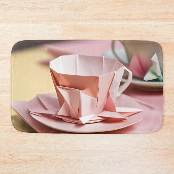 Item preview, Origami Art - Teatime Tranquility: The Perfect Cup and Saucer Pairing designed and sold by ArtfulFolds.