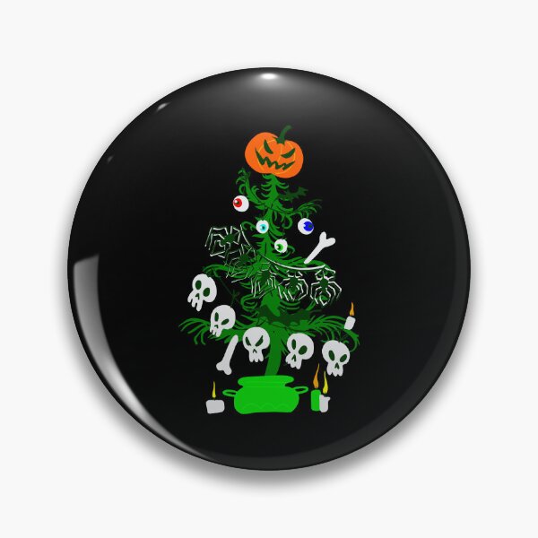 Item preview, halloween nightmare christmas tree pumpkin designed and sold by Gossip Rag.