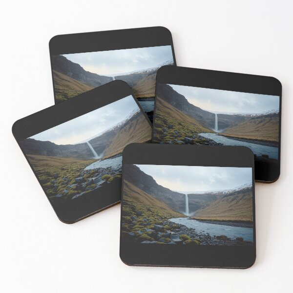 Item preview, Majestic Waterfall in Iceland Landscape Photography designed and sold by regnumsaturni.