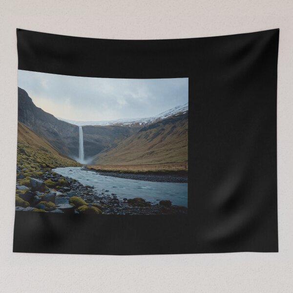 Item preview, Majestic Waterfall in Iceland Landscape Photography designed and sold by regnumsaturni.