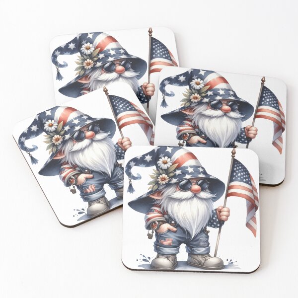 Item preview, Cute Patriotic Gnome designed and sold by TessAdventures.