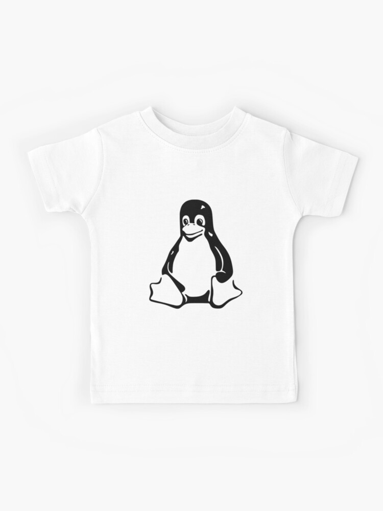 Linux it just works t-shirt - white outline