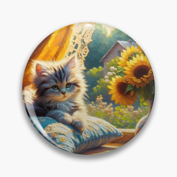 Item preview, Kitten on the windowsill designed and sold by NadyaMichaels.