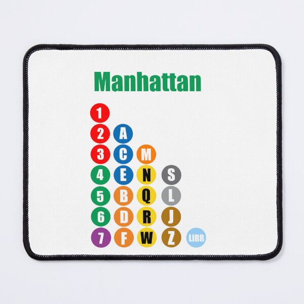 Item preview, Manhattan train lines Green designed and sold by Mozart3.