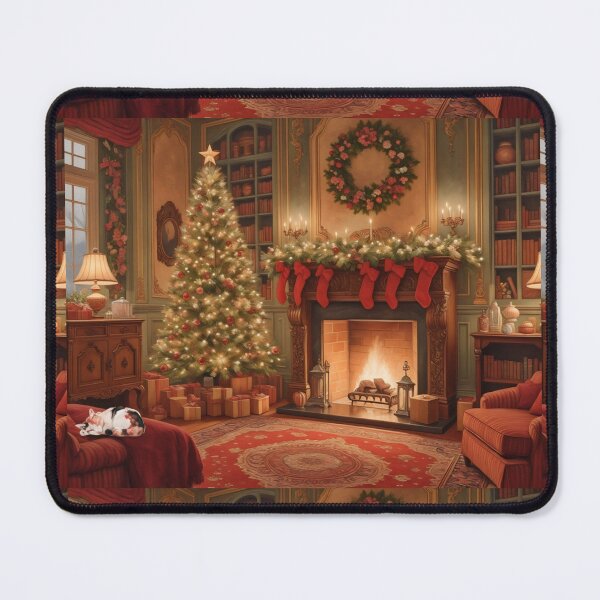 Item preview, VICTORIAN VINTAGE CHRISTMAS AESTHETIC SCENE ART #2 designed and sold by Arts4U.