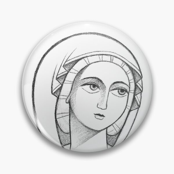 Item preview, Coptic Icon of Saint Mary designed and sold by snflwrs-png.