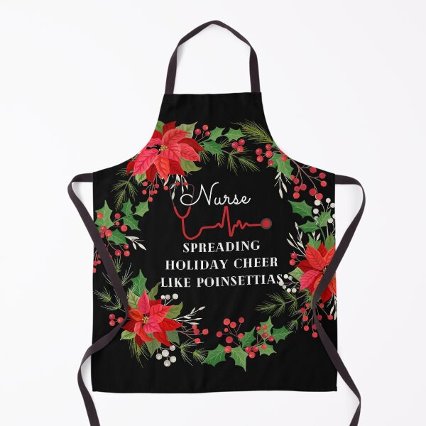 Item preview, nurse: Spreading Holiday Cheer Like Poinsettias designed and sold by mrobpeach2.