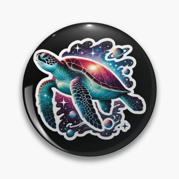 Item preview, Cosmic Sea Turtle designed and sold by PinUpPizzazz.