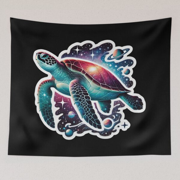 Item preview, Cosmic Sea Turtle designed and sold by PinUpPizzazz.