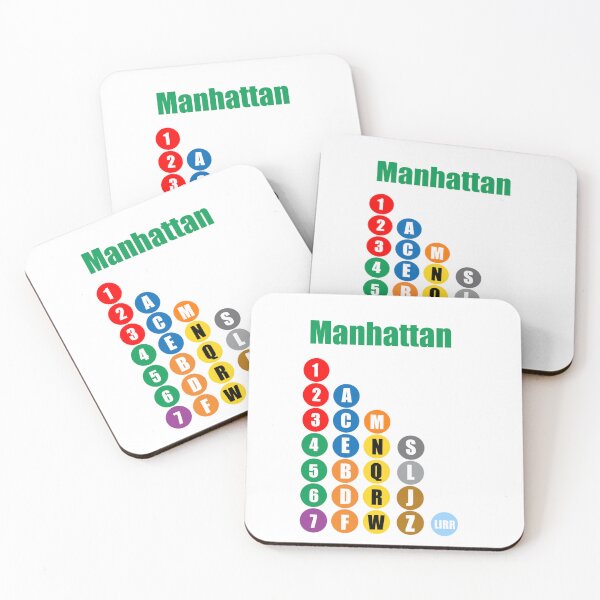 Item preview, Manhattan train lines Green designed and sold by Mozart3.