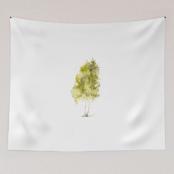 Item preview, Watercolor drawing of Birch in the summer  designed and sold by VB Accessories.