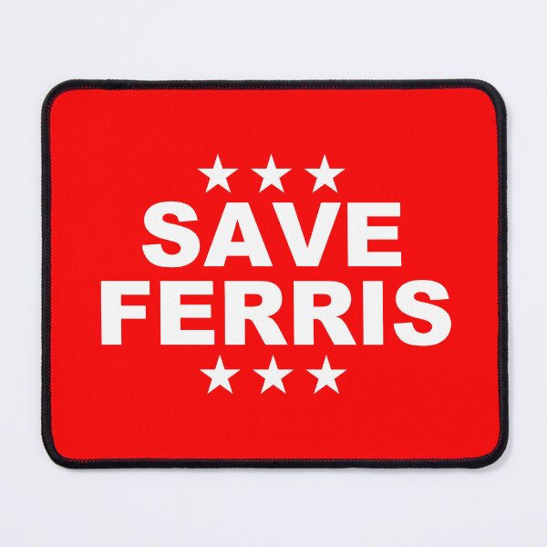 Item preview, Save Ferris White Election pin designed and sold by Boxing Kangaroo Retail Company.