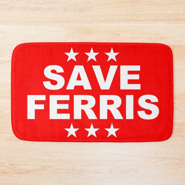 Item preview, Save Ferris White Election pin designed and sold by Boxing Kangaroo Retail Company.