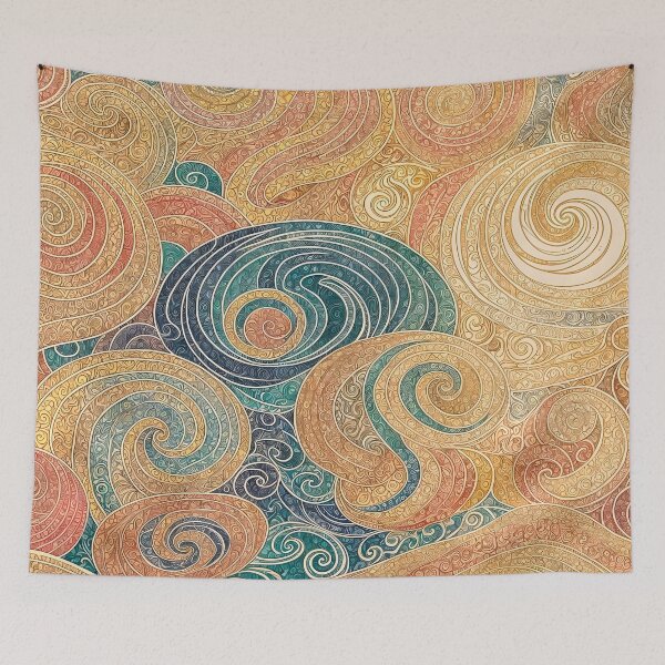 Item preview, Spirals and Swirls designed and sold by artedamensagem.