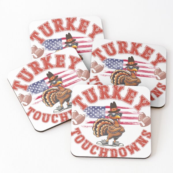 Item preview, Turkey and touchdowns designed and sold by SellingStuff91.
