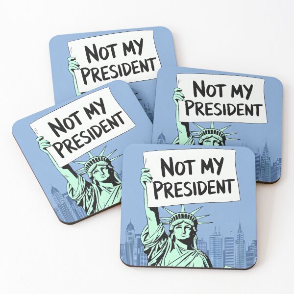 Item preview, Not My President, Statue of Liberty Holding a Sign designed and sold by Prime-Studio.
