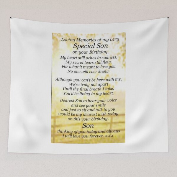 Item preview, In Loving Memories of My Very Special son designed and sold by Infinitegoods1.