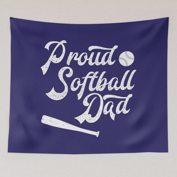 Item preview, Proud Softball Dad designed and sold by teesaurus.