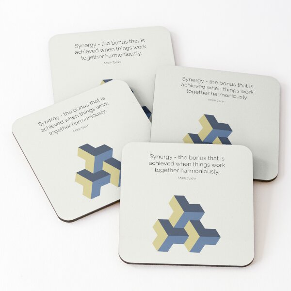 Item preview, Mark Twain Synergy Quote Geometric Art designed and sold by kakarikihill.