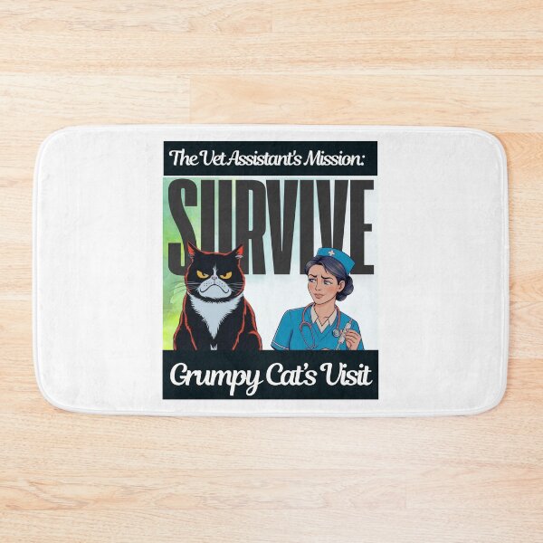 Item preview, The Vet Assistant's Mission: Survive Grumpy Cat’s Visit designed and sold by MaFleiva.