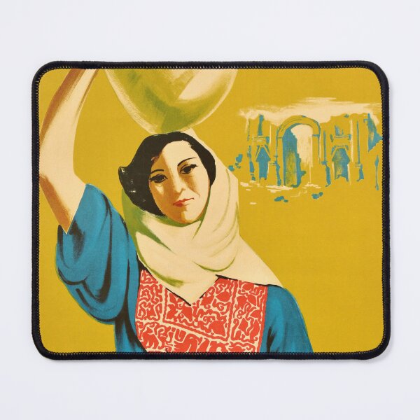 Item preview, Visit Jordan Travel Poster by Sadah El Din – Vintage Tourism Art designed and sold by digitalvintage.