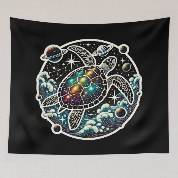 Item preview, Cosmic Sea Turtle designed and sold by PinUpPizzazz.