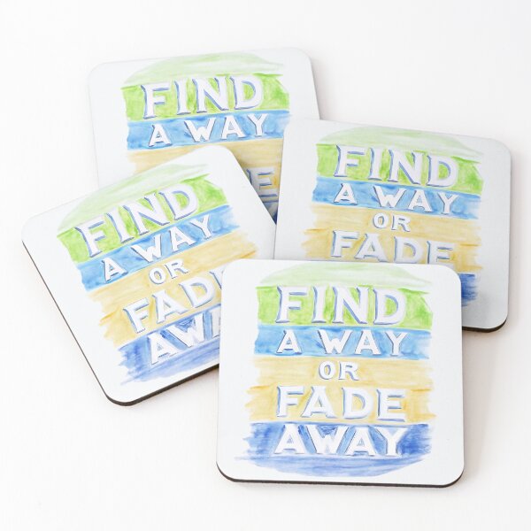 Item preview, Motivational Quote Design - Find a Way or Fade Away designed and sold by FocusedPatterns.