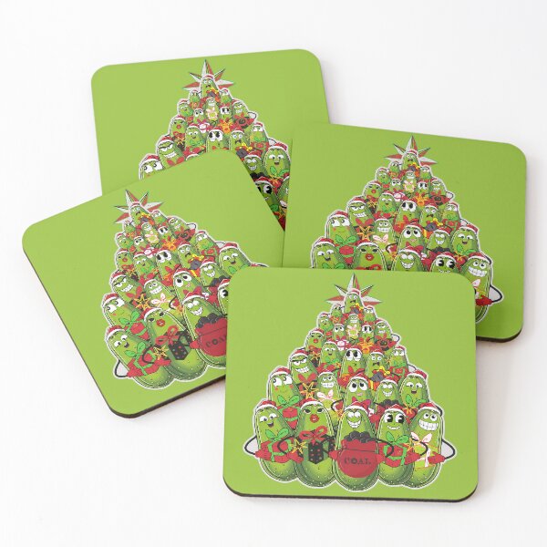 Item preview, Christmas Pickle Holiday Tree | 'Dill-ight-fully Punny Wrapped Gift Boxes Of Coal designed and sold by therealbooty.