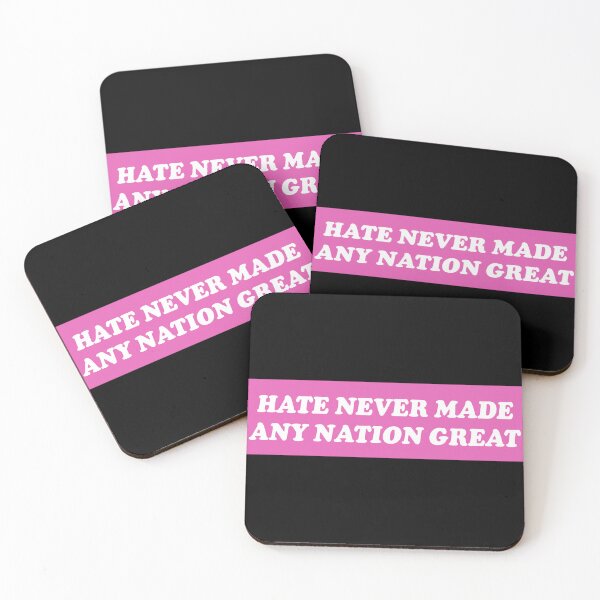Item preview, Hate Never Made Any Nation Great Feminist Bumper designed and sold by Jaxym.