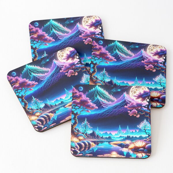 Item preview, Wildflowers in alien forestscape designed and sold by artedamensagem.