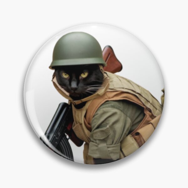 Item preview,  CAT WITH AK47 MEME designed and sold by Obinne.