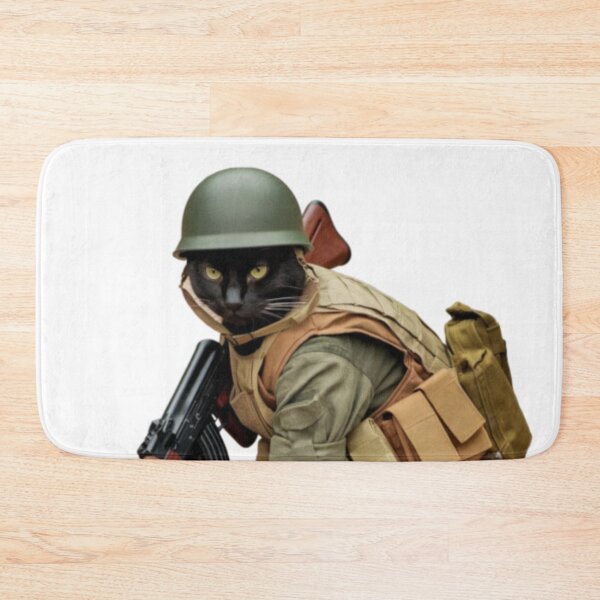 Item preview,  CAT WITH AK47 MEME designed and sold by Obinne.