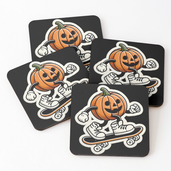 Item preview, Jack O'Lantern on Skateboard designed and sold by PinUpPizzazz.