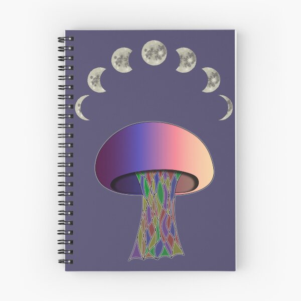 Item preview, Mushroom Under the Moon designed and sold by HandmadeHarmony.