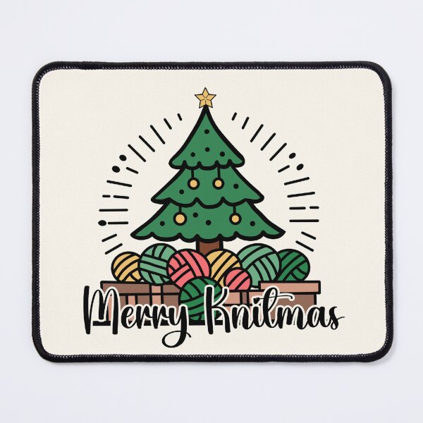 Item preview, Merry knitmas - knitting holiday designed and sold by EvergreenWhimsy.