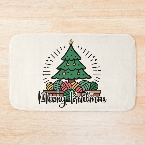 Item preview, Merry knitmas - knitting holiday designed and sold by EvergreenWhimsy.