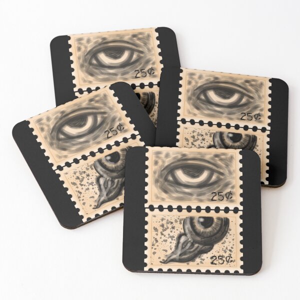 Item preview, Eye stamp pattern  designed and sold by TheMenagerieM.