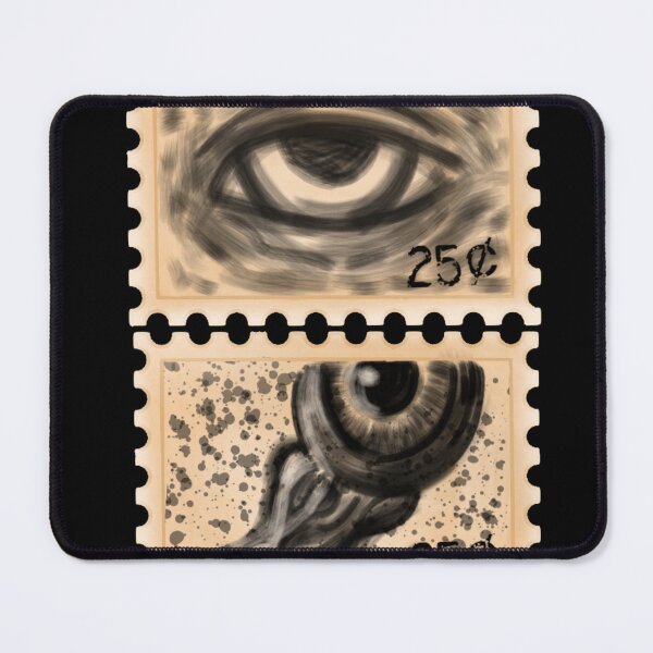 Item preview, Eye stamp pattern designed and sold by TheMenagerieM.