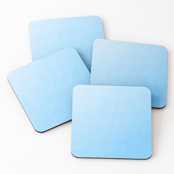 Item preview, Aqua Blue Gradient Subtle Geometric Abstract  designed and sold by patternsoup.