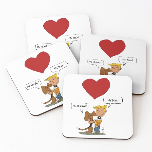 Item preview, Little Boy & Little Dog (with text) designed and sold by Eric Sintès.