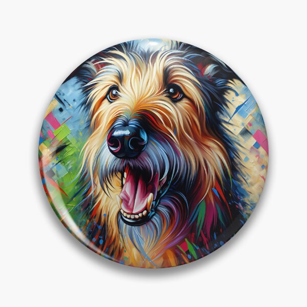Artikelvorschau, Irischer Wolfshund Hundeportrait Acryl Kunstdruck Haustierportrait Geschenke für Hundeliebhaber entworfen und verkauft von Puppy Puzzles Plus.
